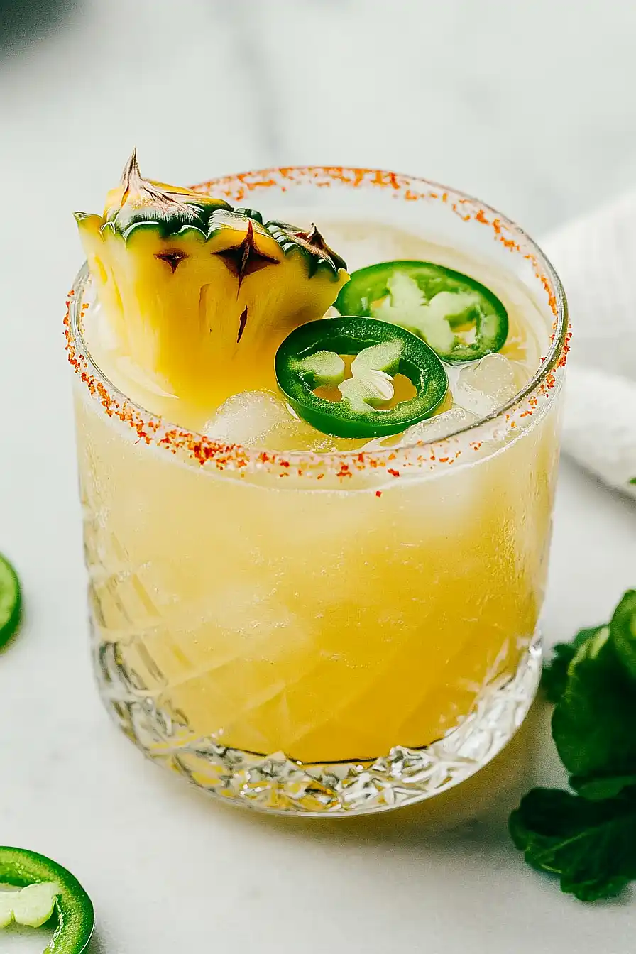pineapple jalapeño margarita
