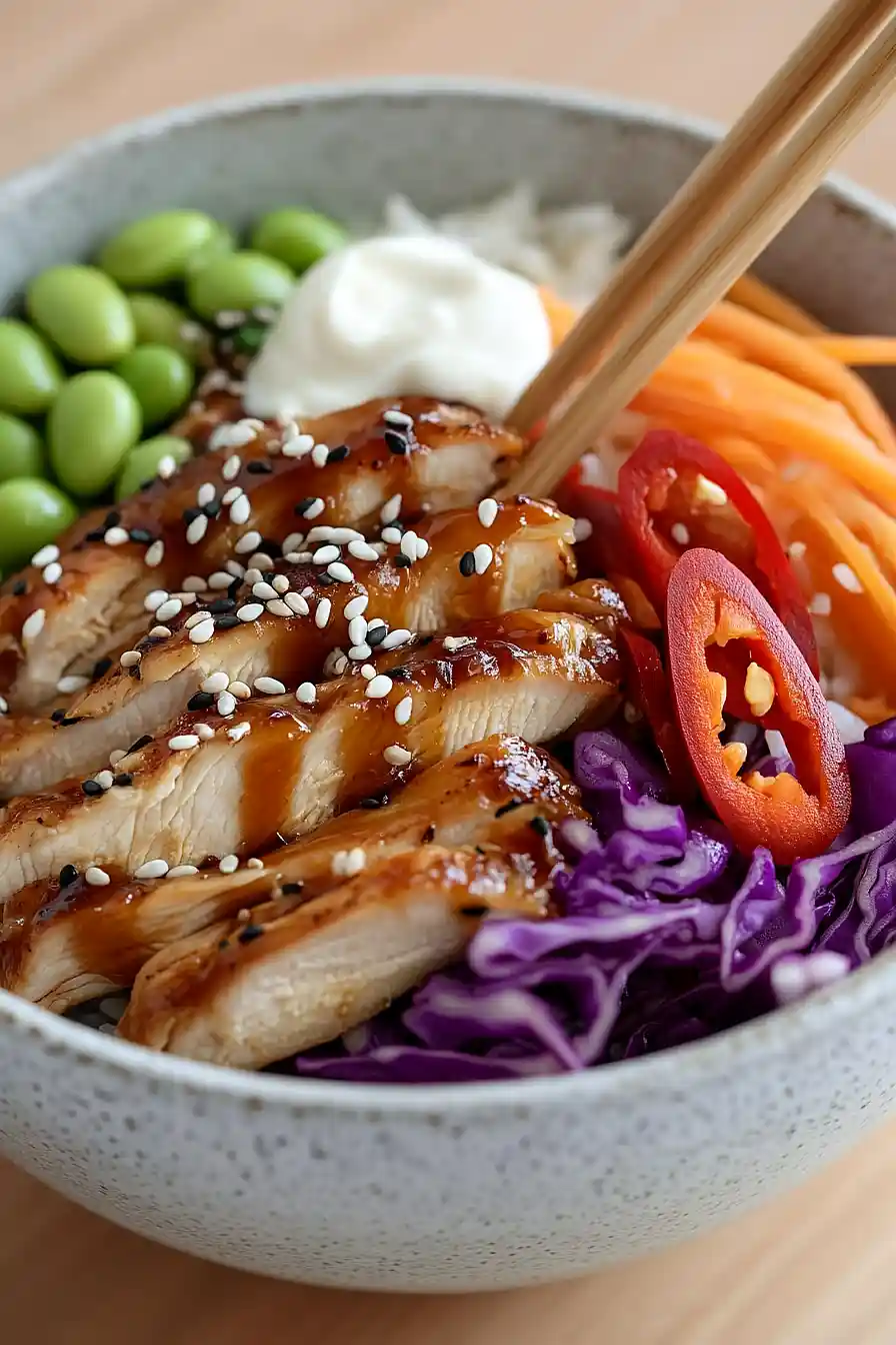 teriyaki chicken bowls