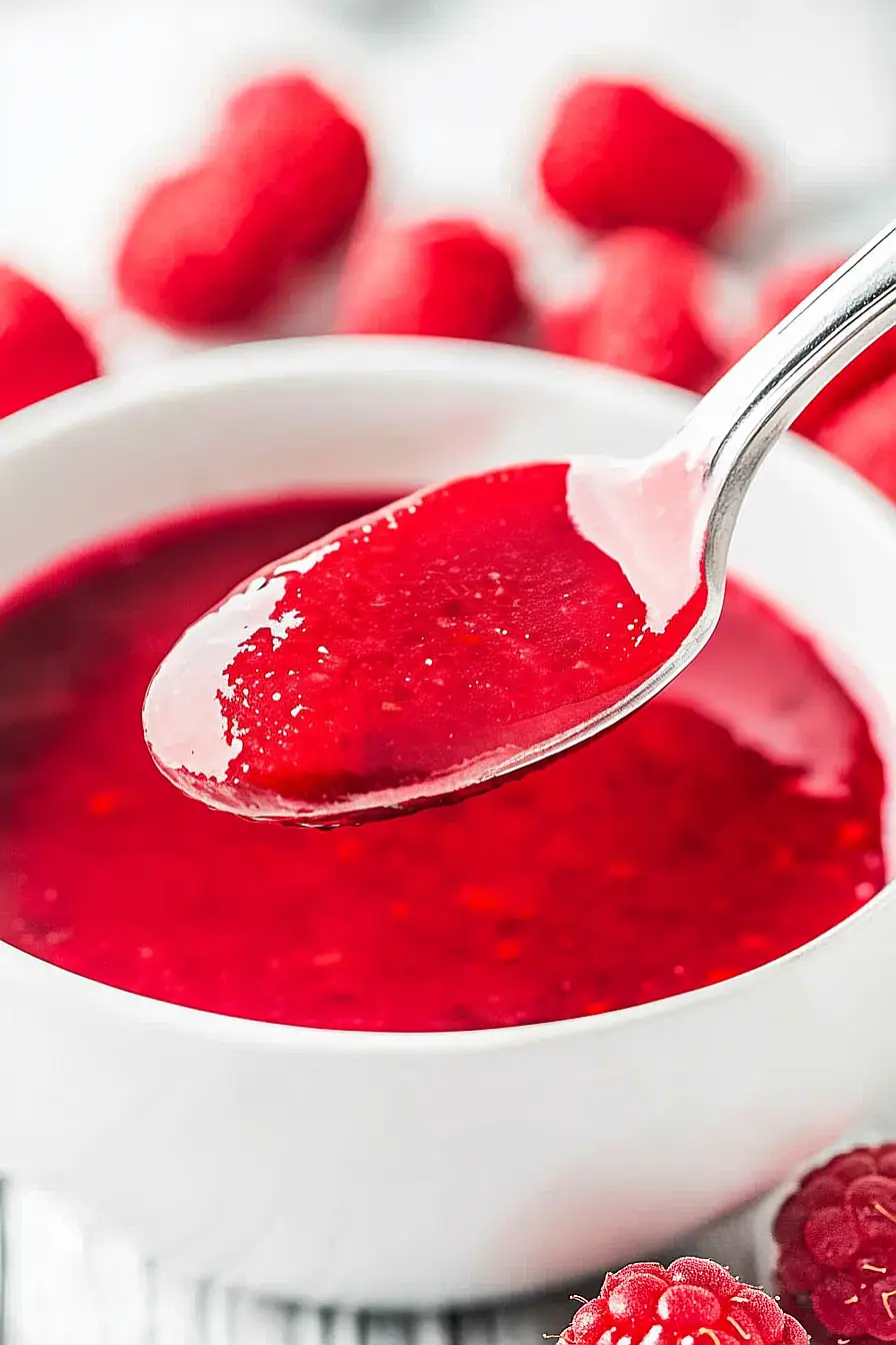 raspberry sauce