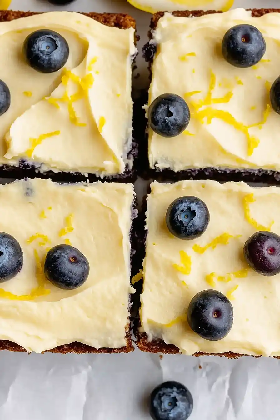 lemon blueberry zucchini cake