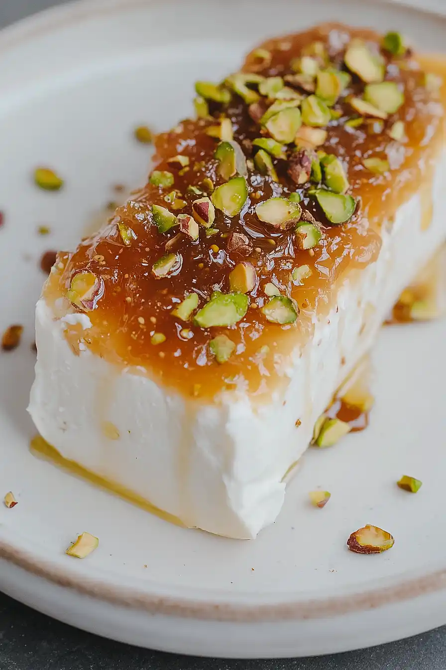 goat cheese log with fig jam