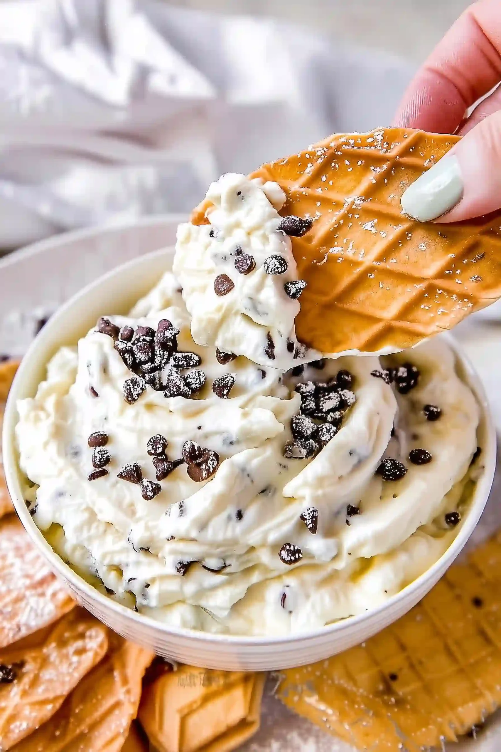 cannoli dip with ricotta and marscapone