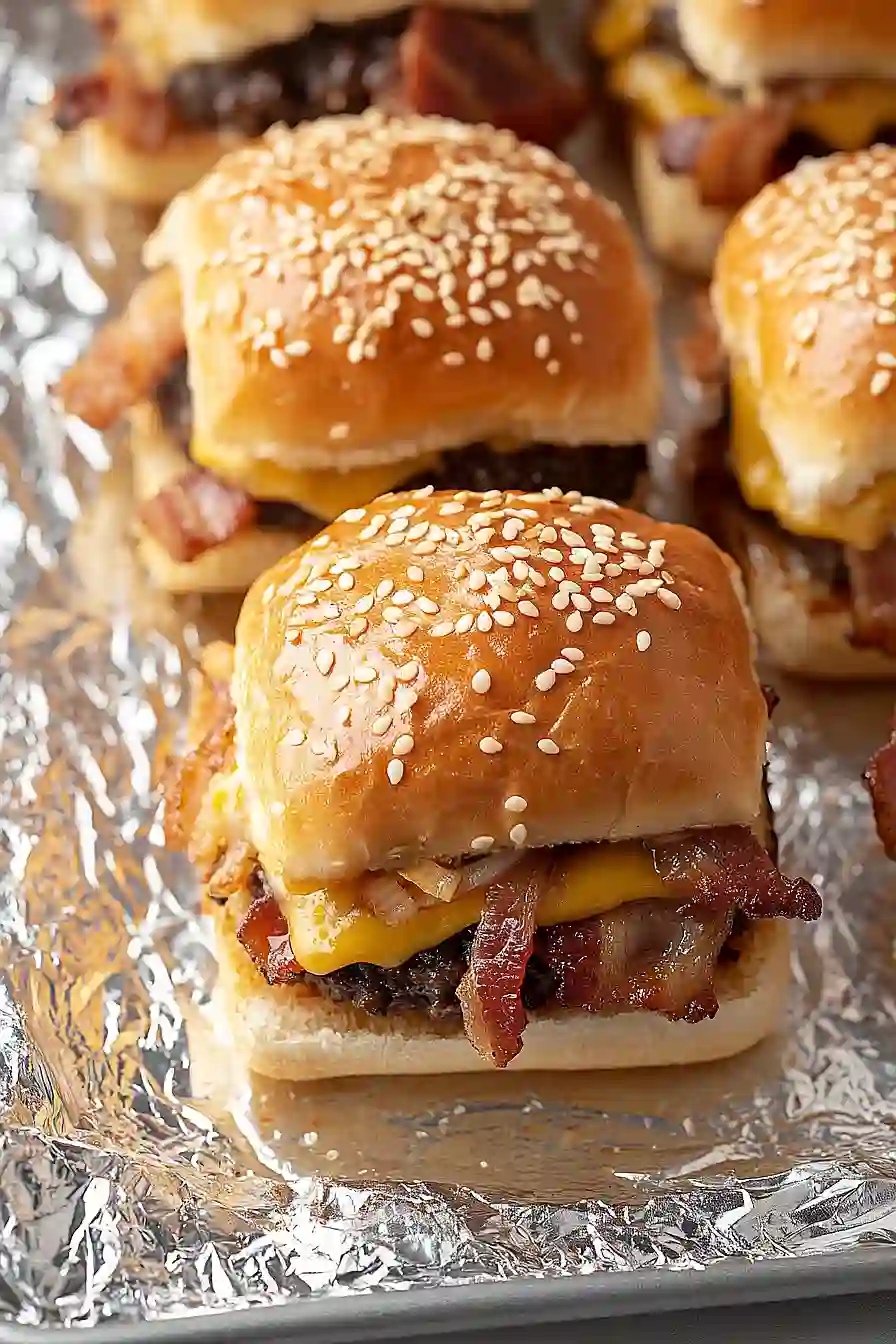 hawaiian rolls smash burger sliders