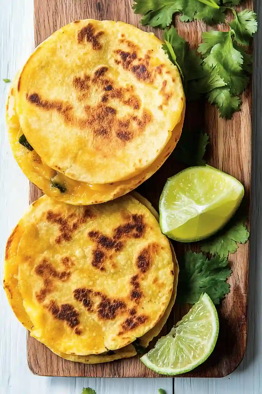 cheese quesadillas with corn tortillas