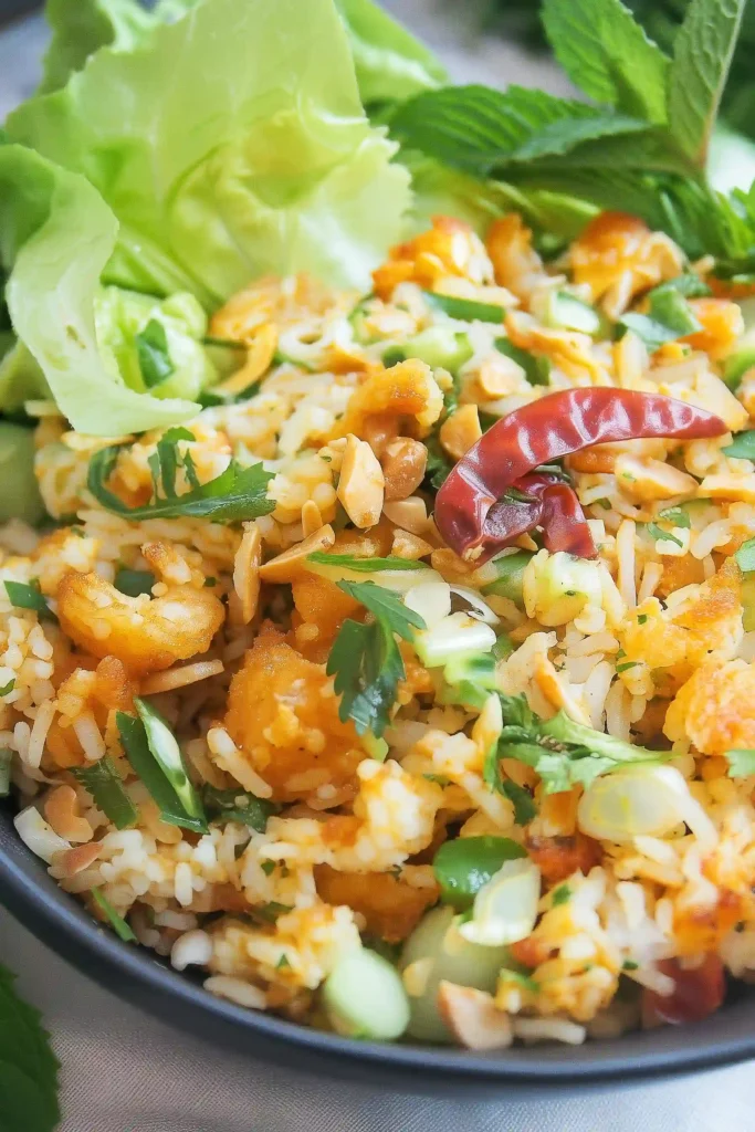 Thai-Style Lao Crispy Rice Salad