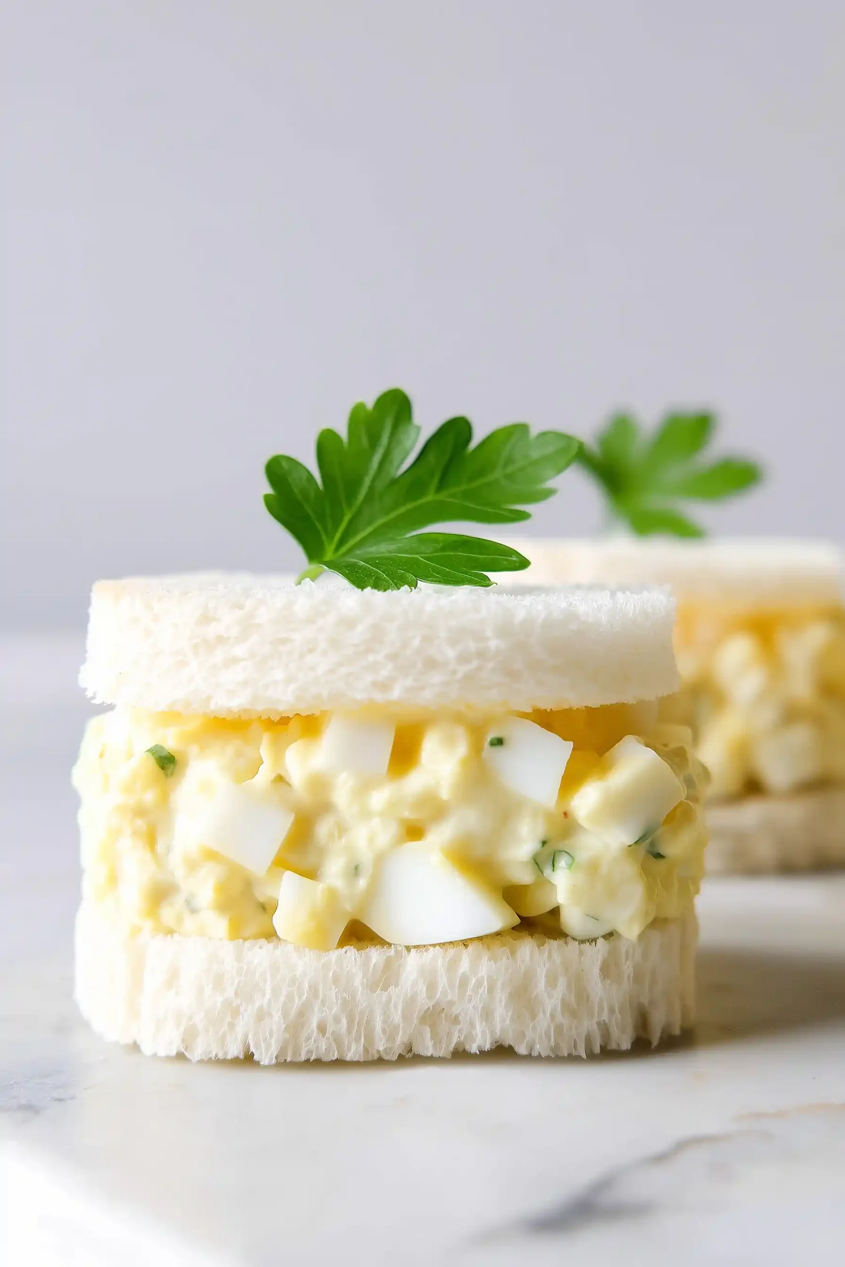 egg salad tea sandwiches