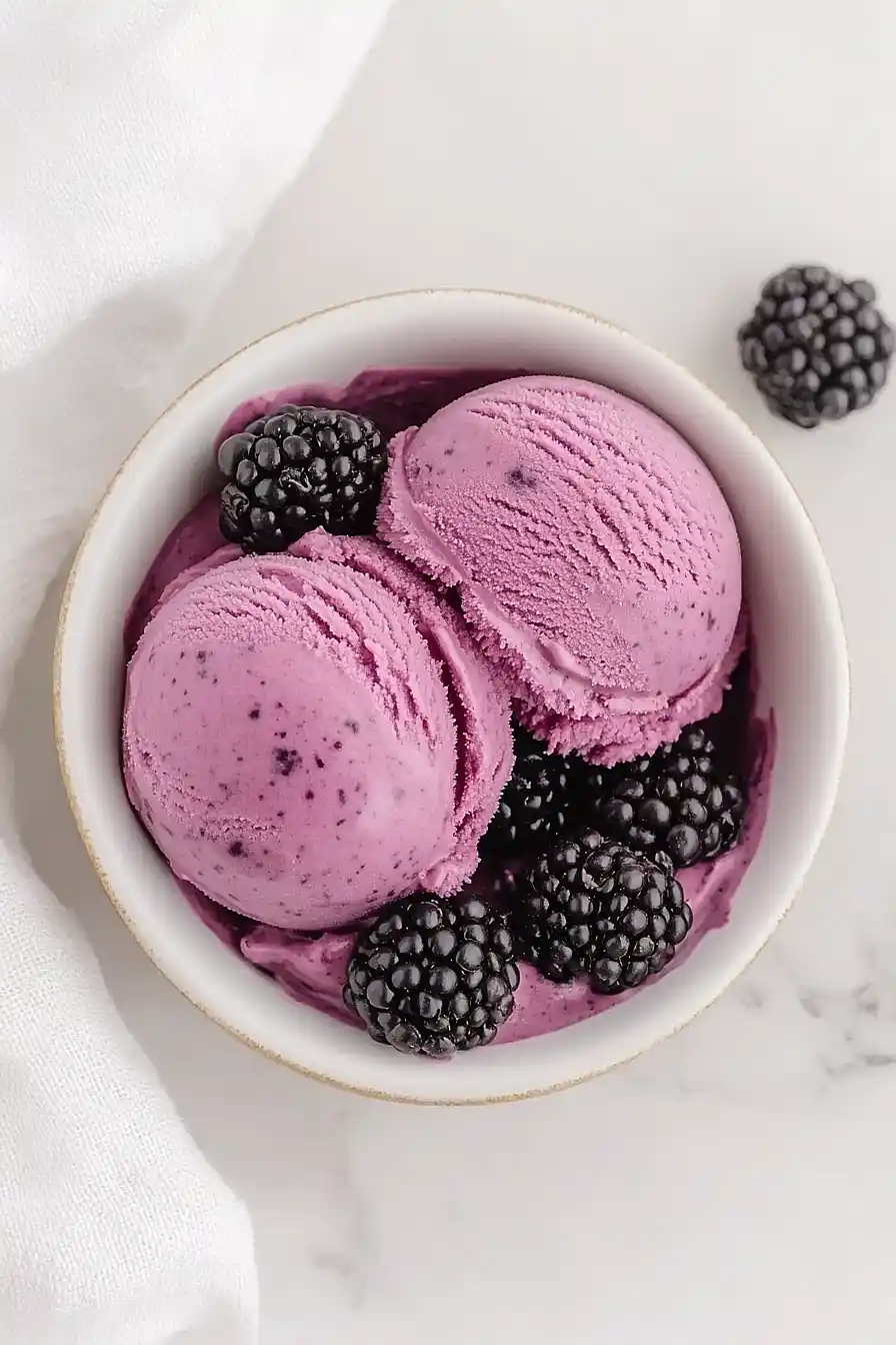 black raspberry ice cream