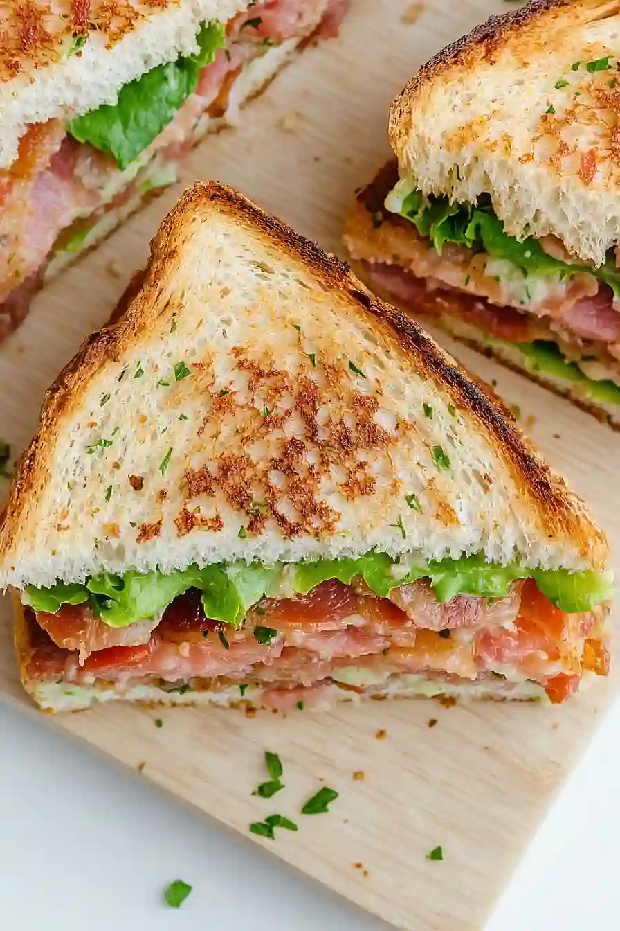 blt sandwich with herb mayo