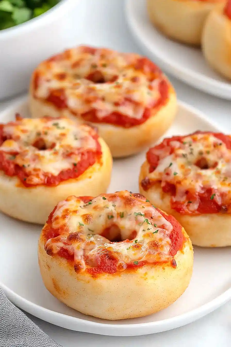 air fryer mini pizza bagels
