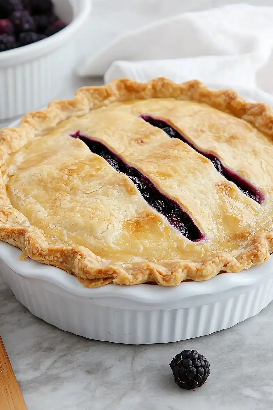 black raspberry pie