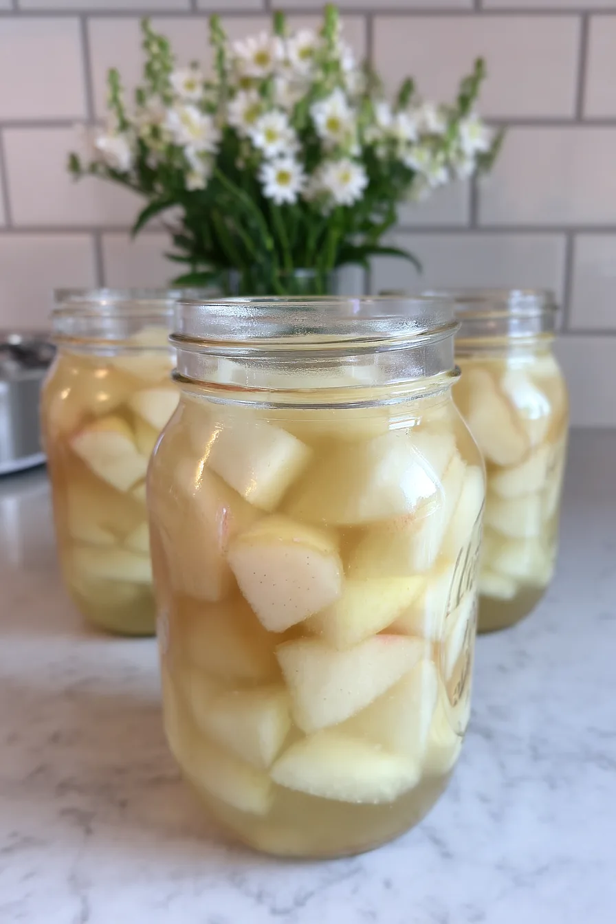 canning pears in light syrup