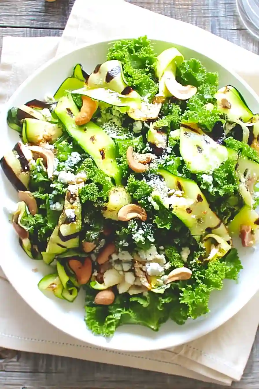 kale and zucchini salad