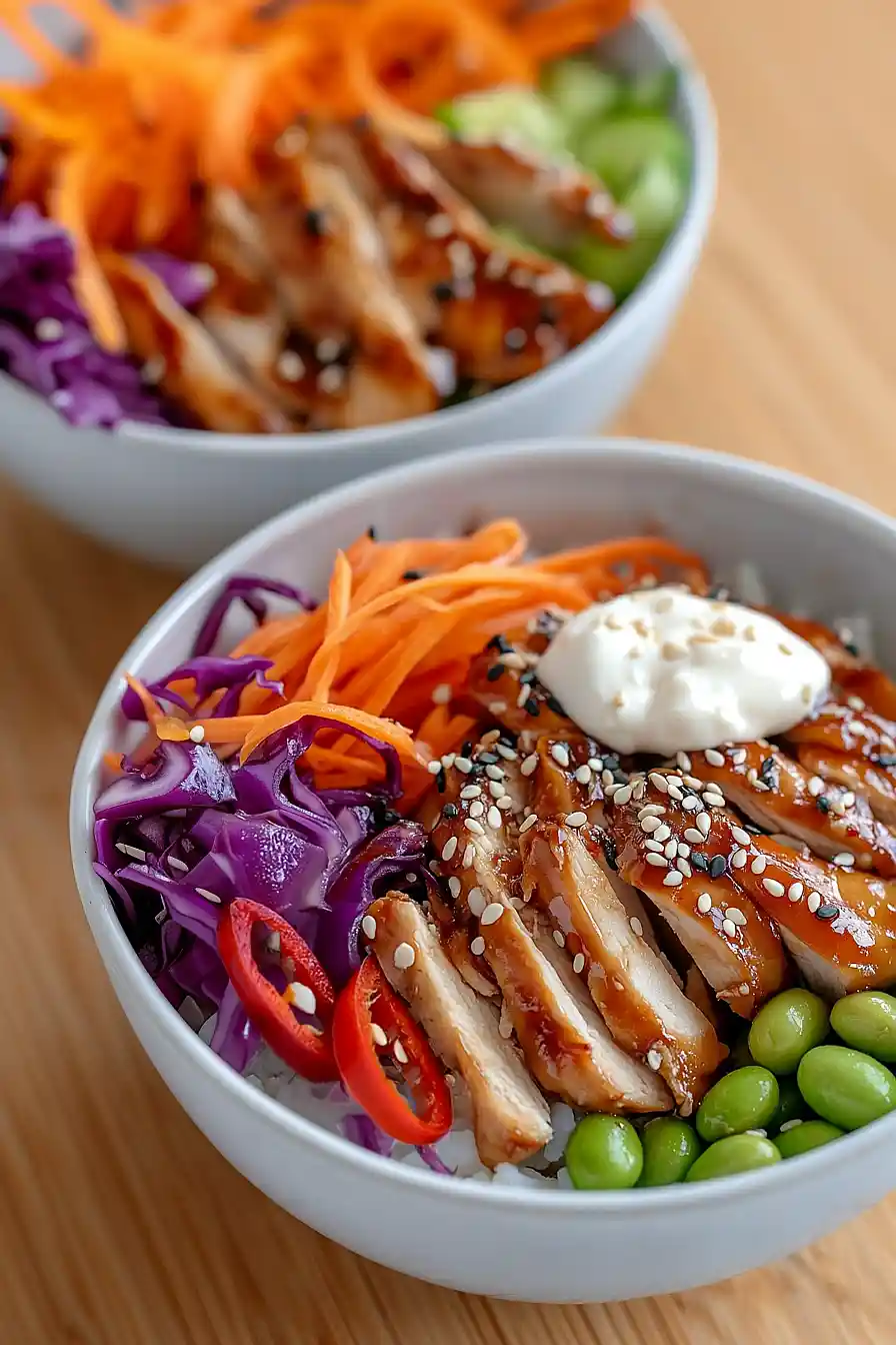 teriyaki chicken bowls