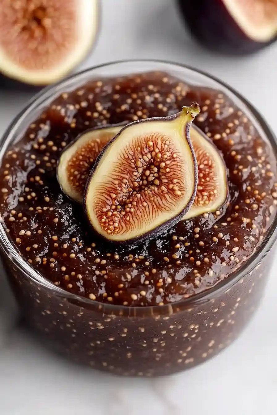 fig jam from dried figs