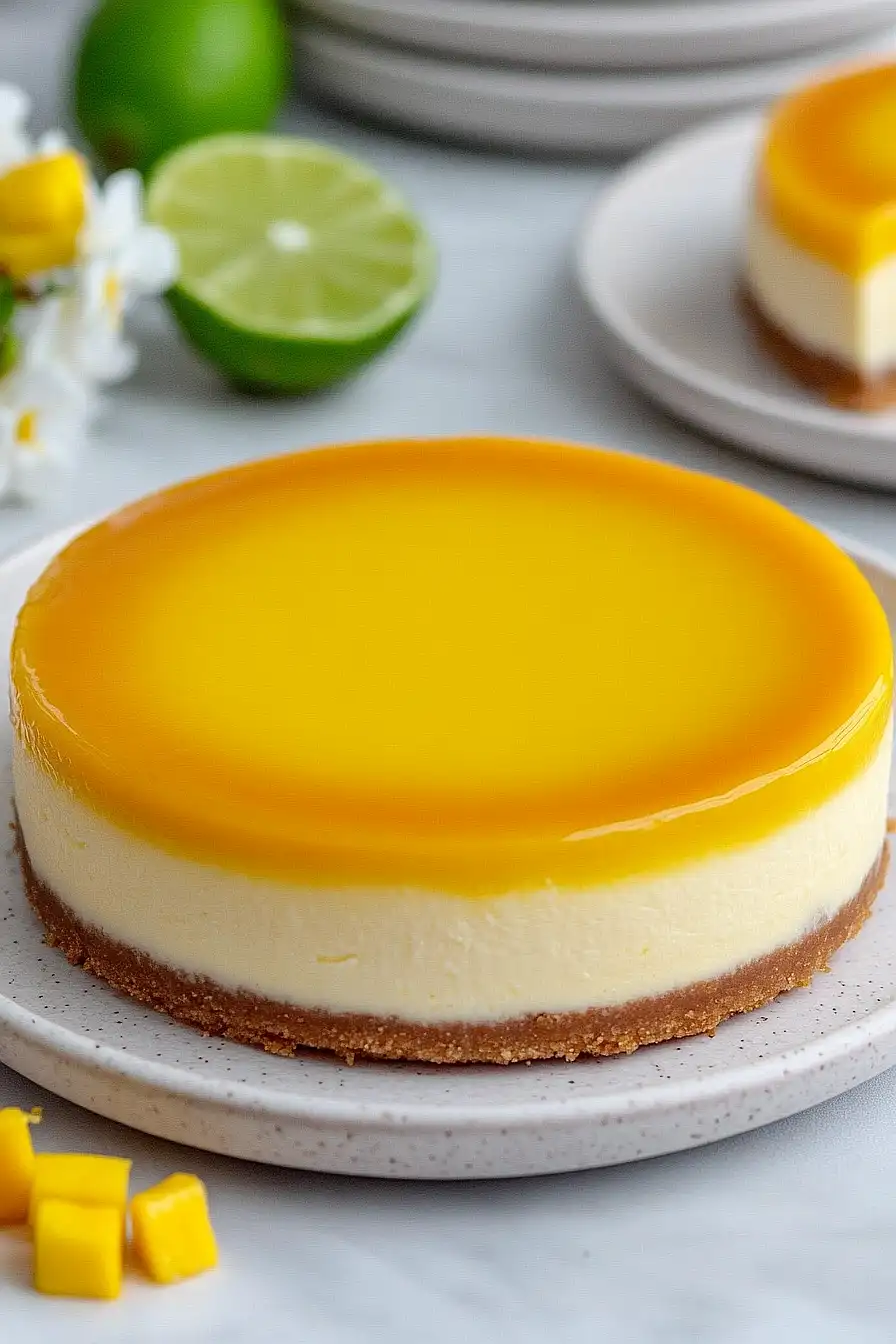 mango key lime cheesecake