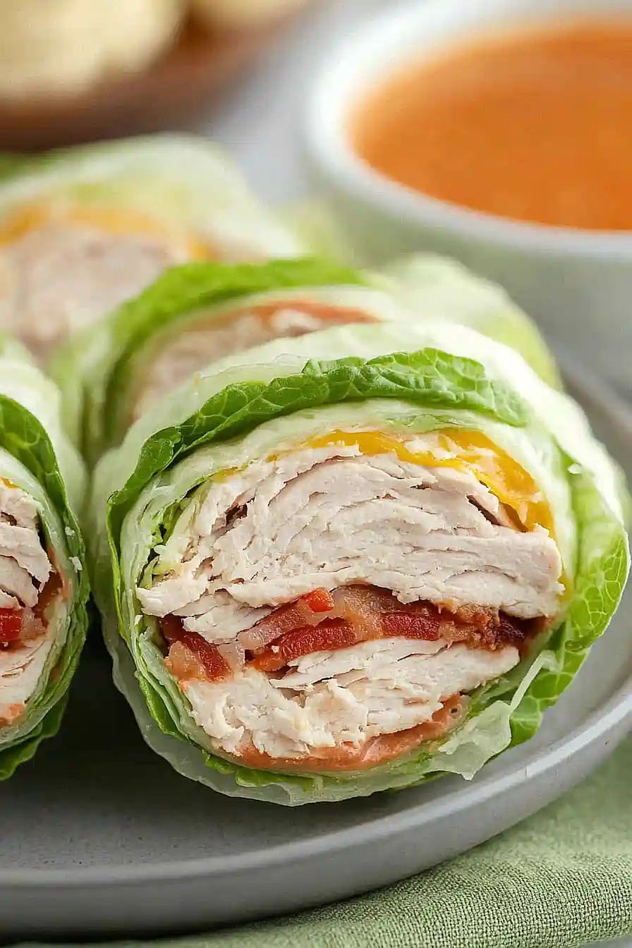 turkey bacon cheese wraps