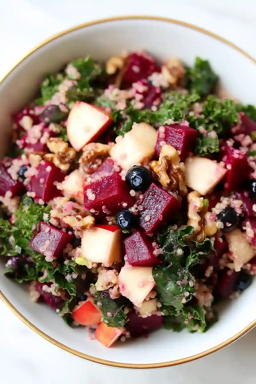 beet kale quinoa salad