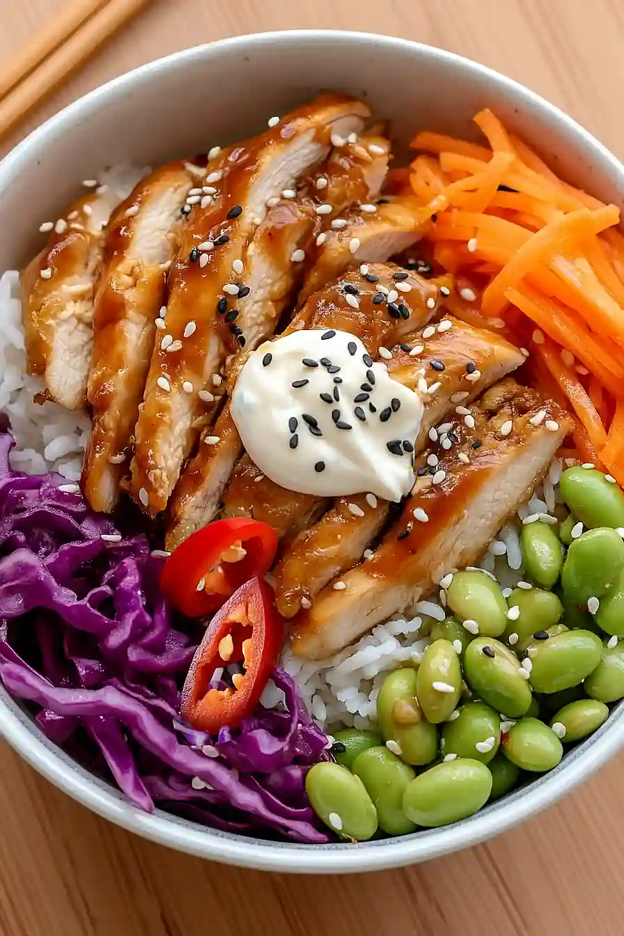 teriyaki chicken bowls