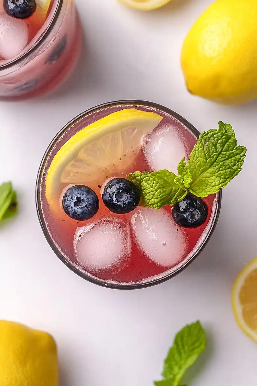 elderberry syrup lemonade