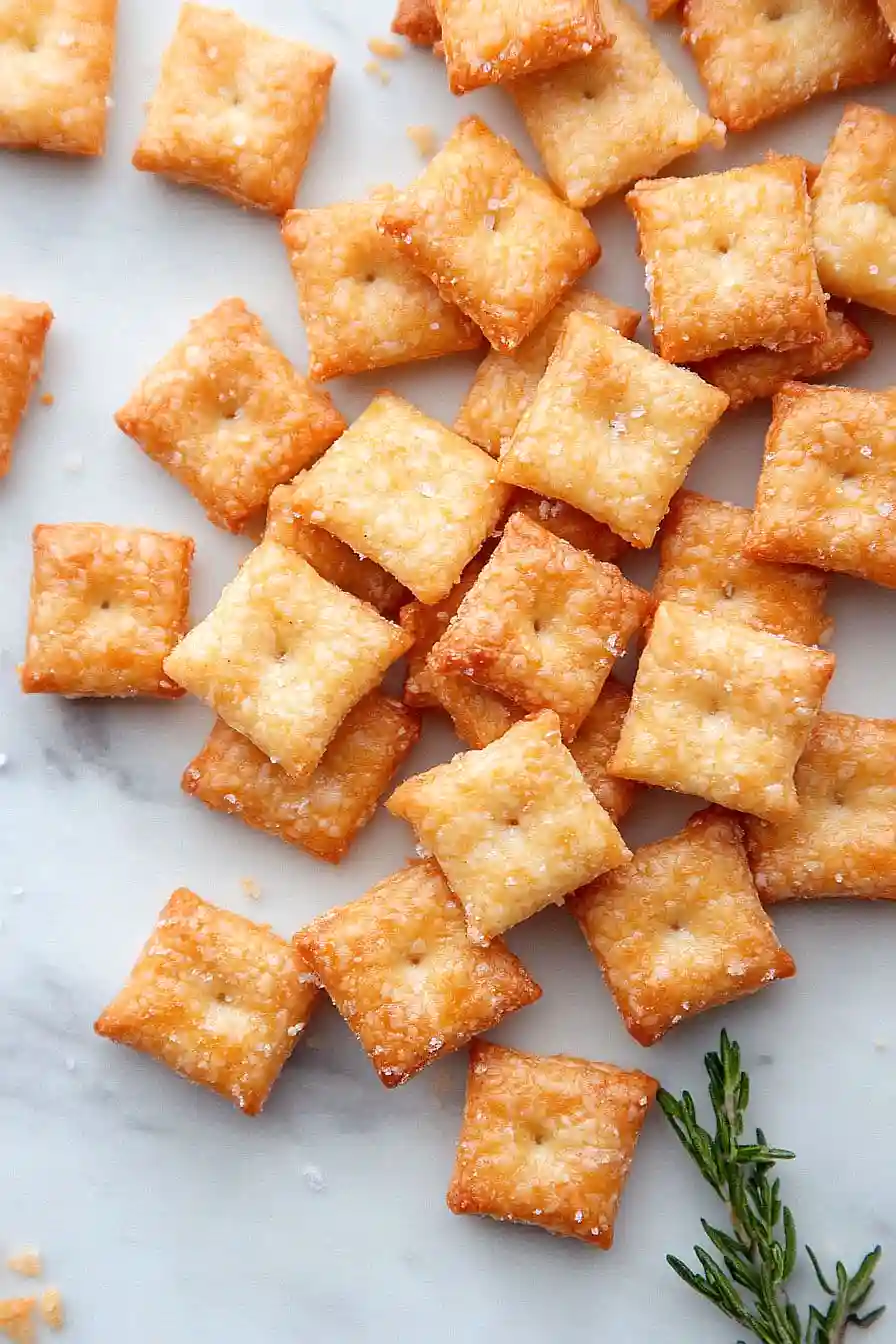 homemade cheese crackers