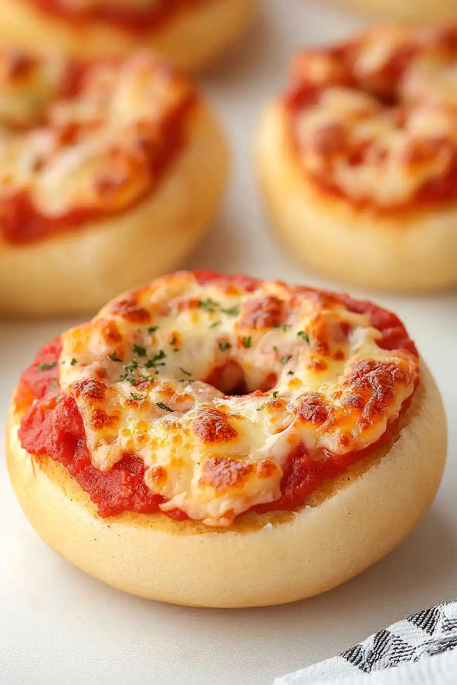 air fryer mini pizza bagels