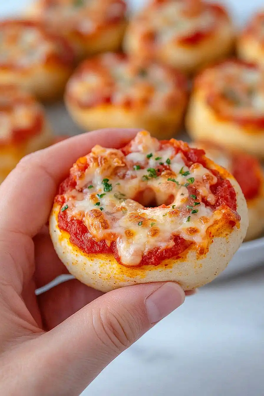 air fryer mini pizza bagels