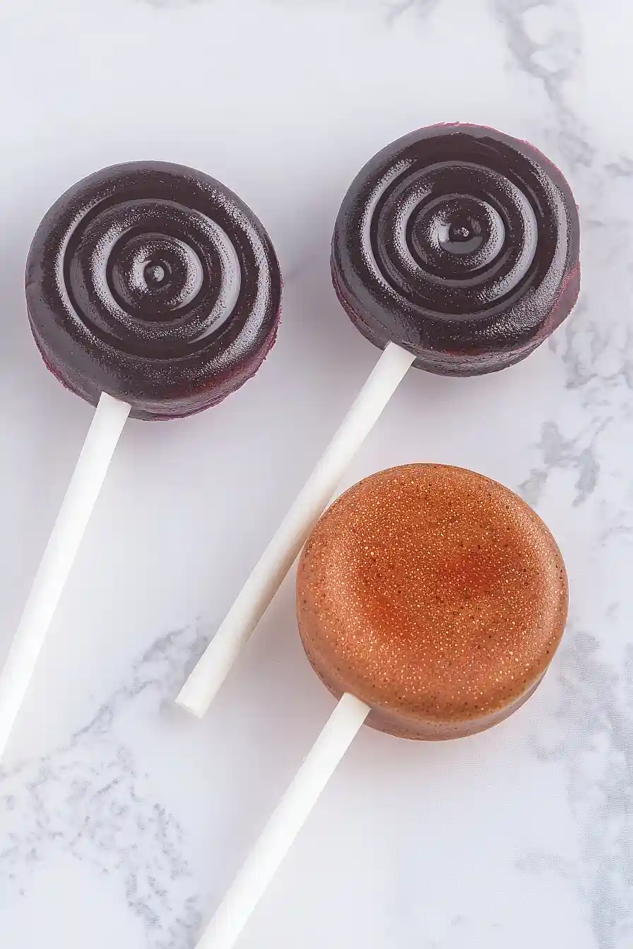 elderberry syrup lollipops