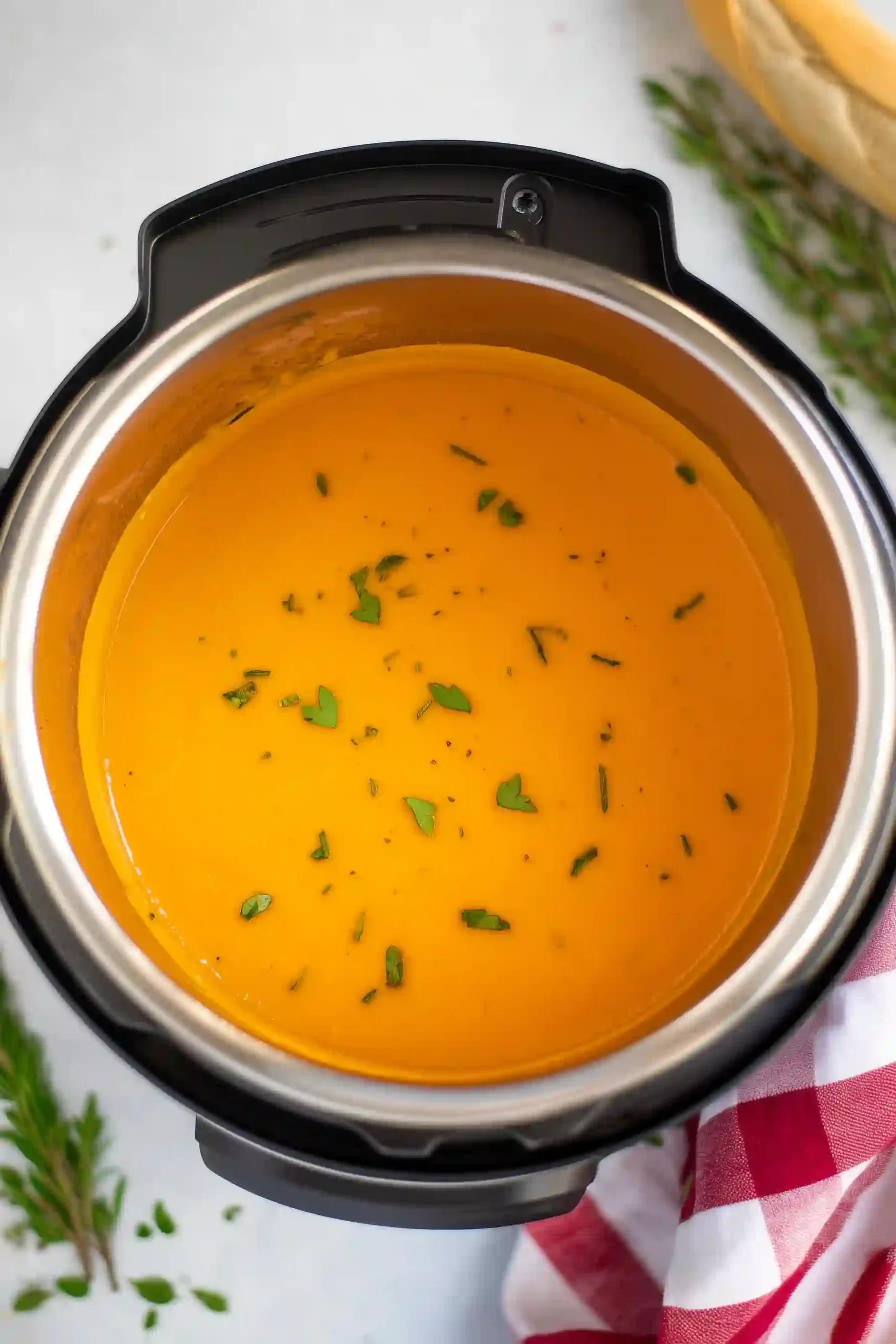 instant pot carrot ginger soup