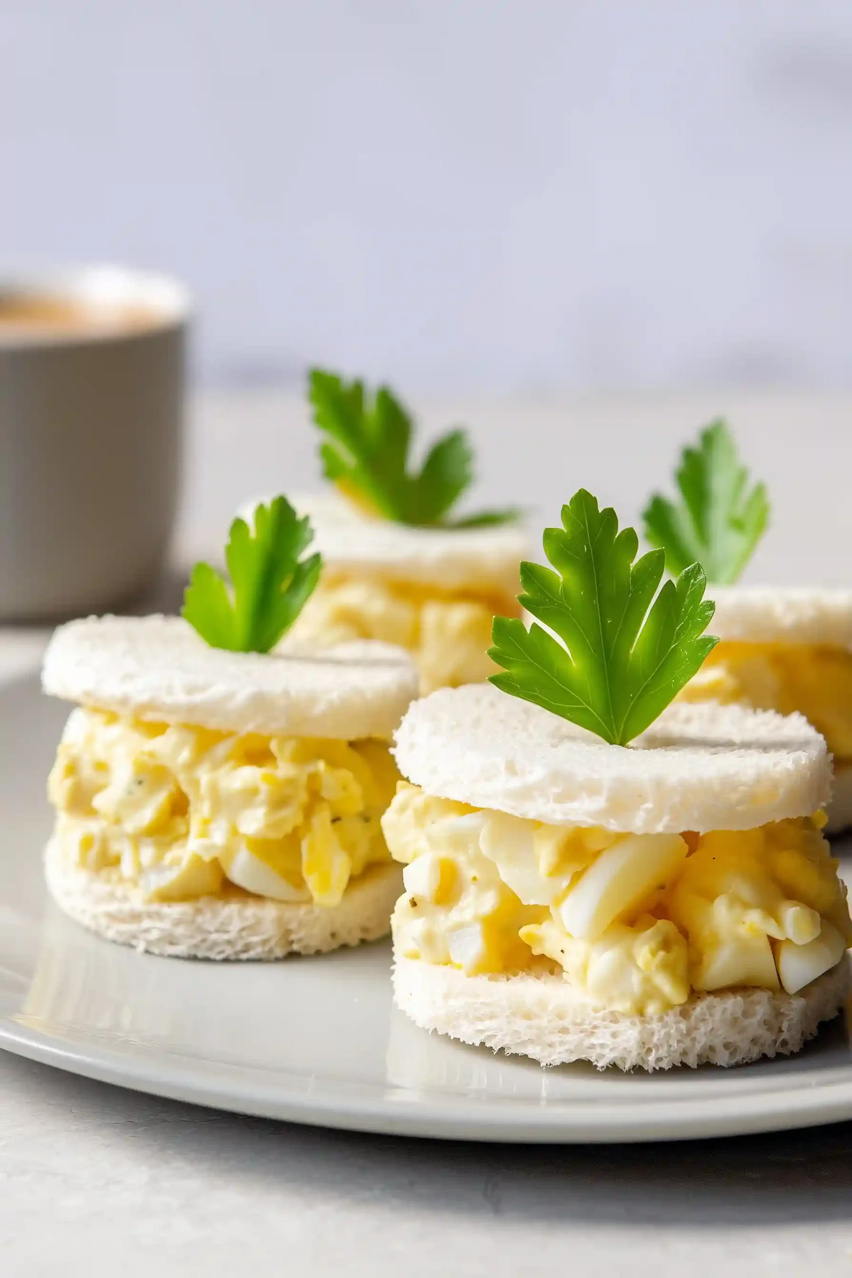 egg salad tea sandwiches