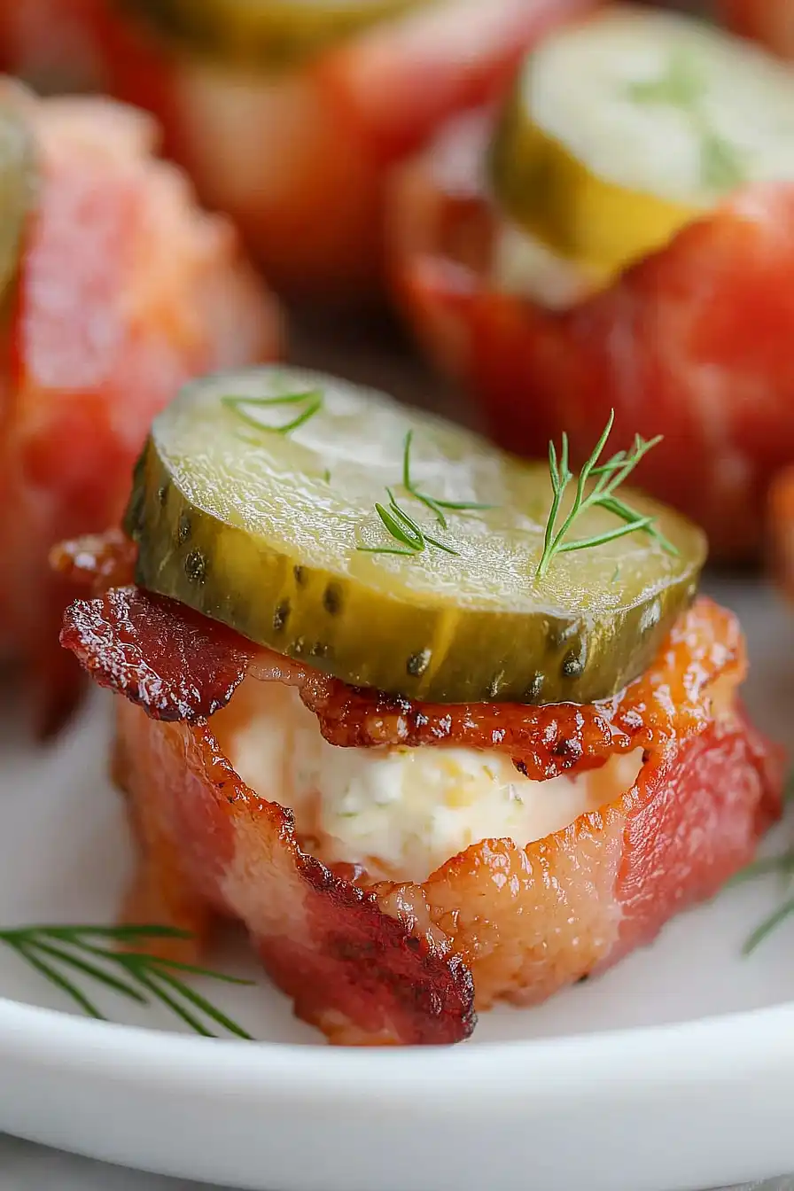 dill pickle bacon shots