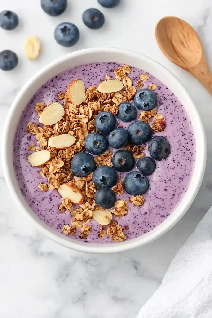 blueberry yogurt bowl