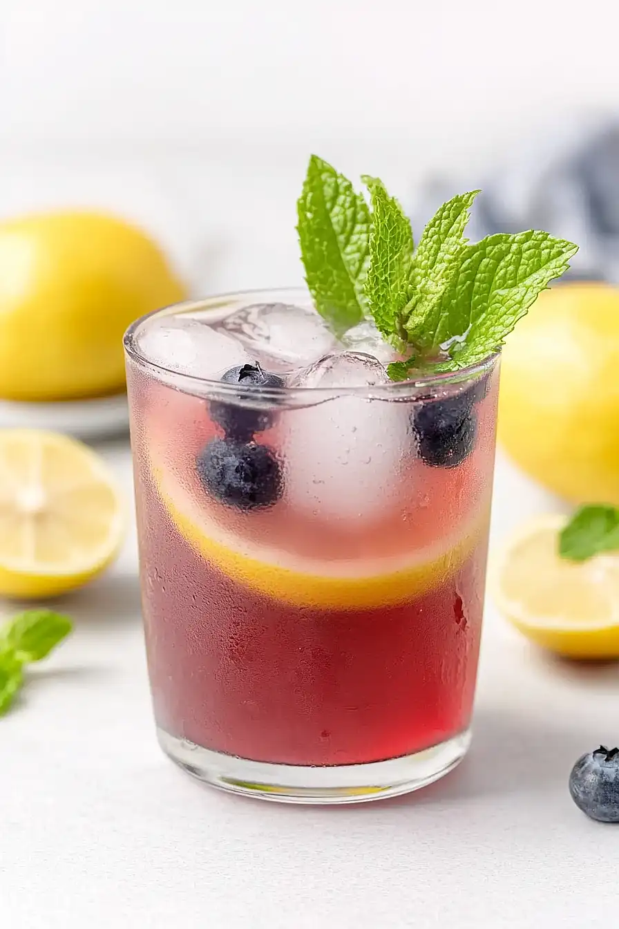 elderberry syrup lemonade