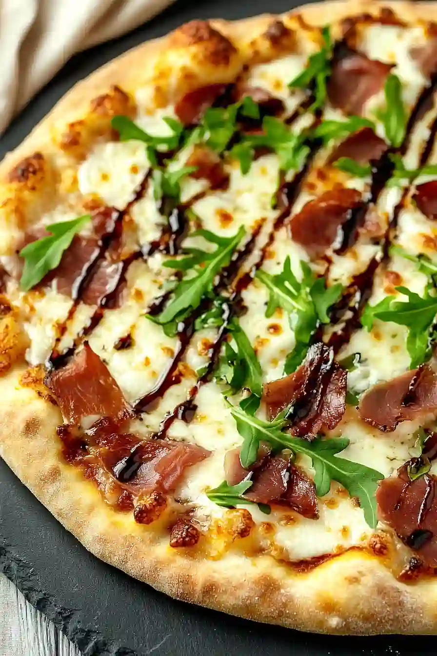 fig jam and prosciutto pizza