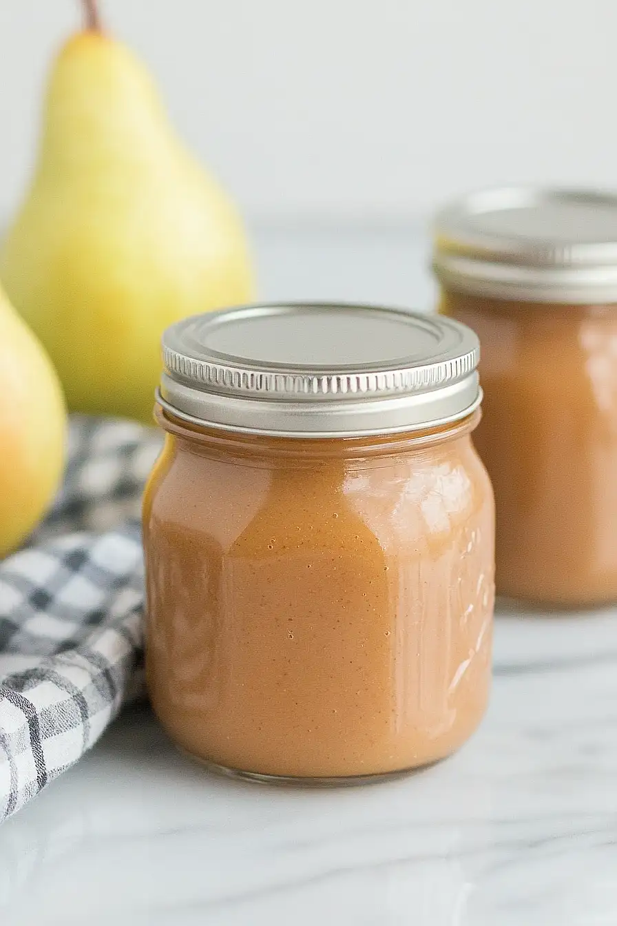 canning pear butter