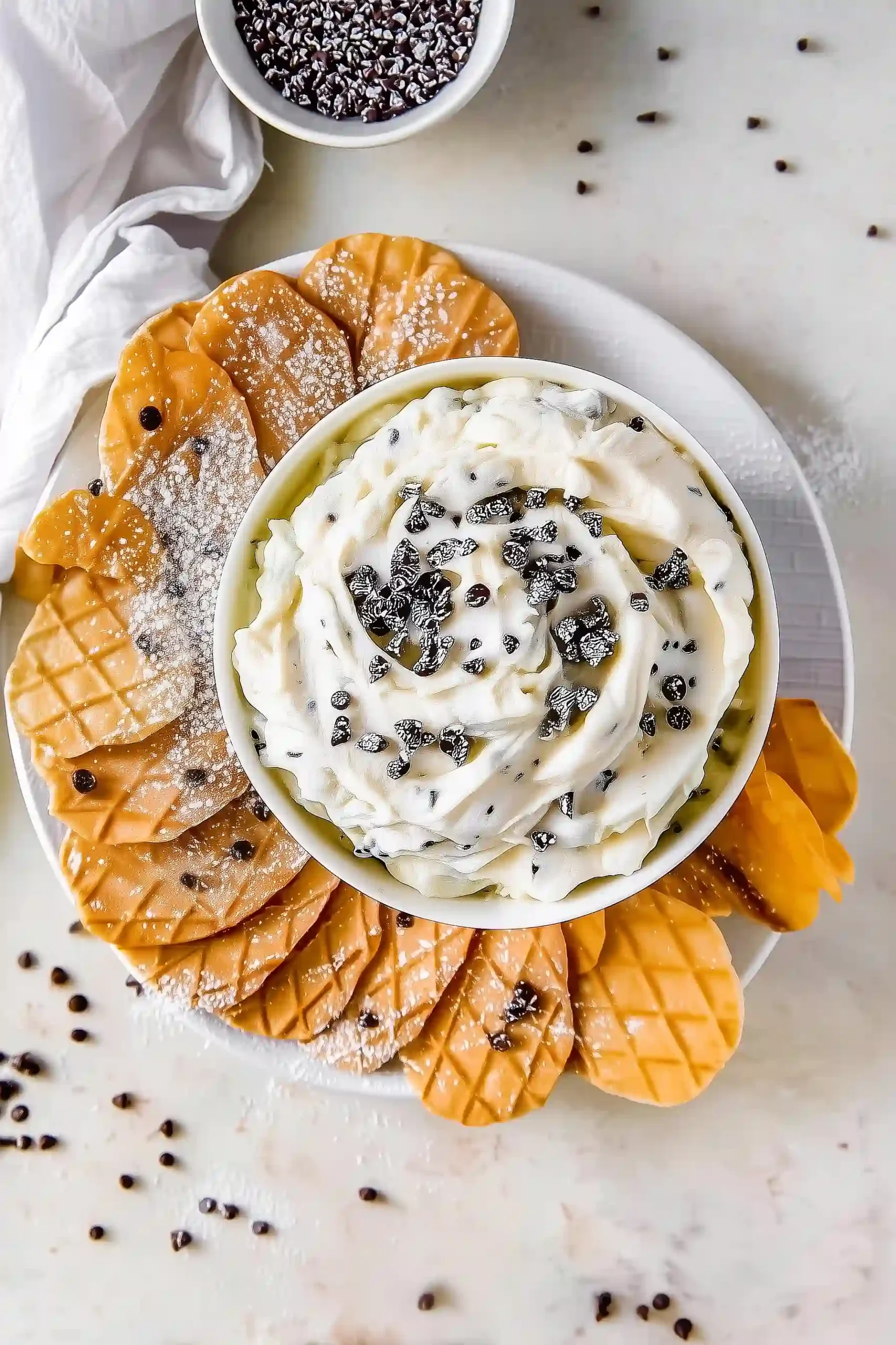 cannoli dip with ricotta and marscapone