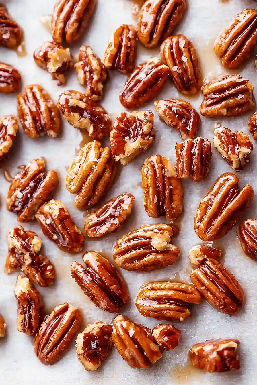 maple glazed pecans