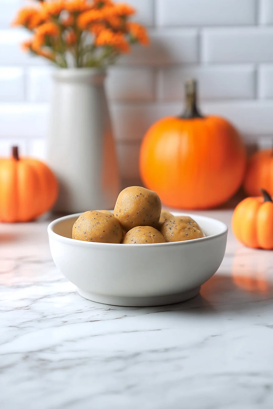 pumpkin vanilla protein balls