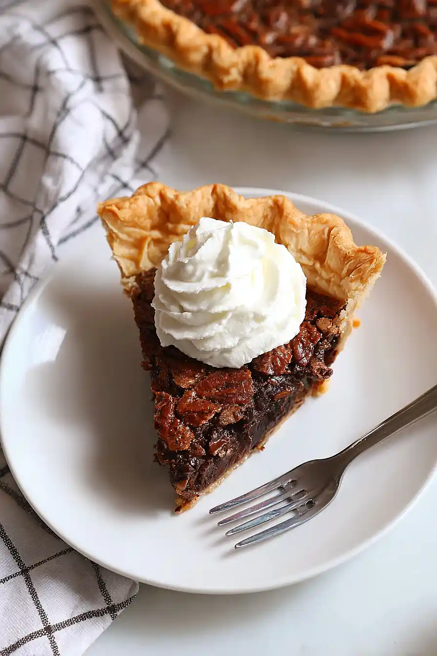 fudgy chocolate pecan pie