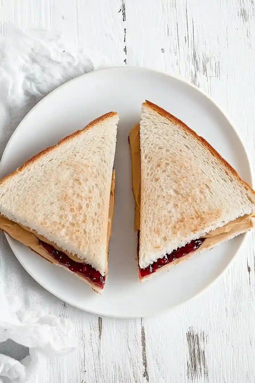 peanut butter and jelly sandwich cake