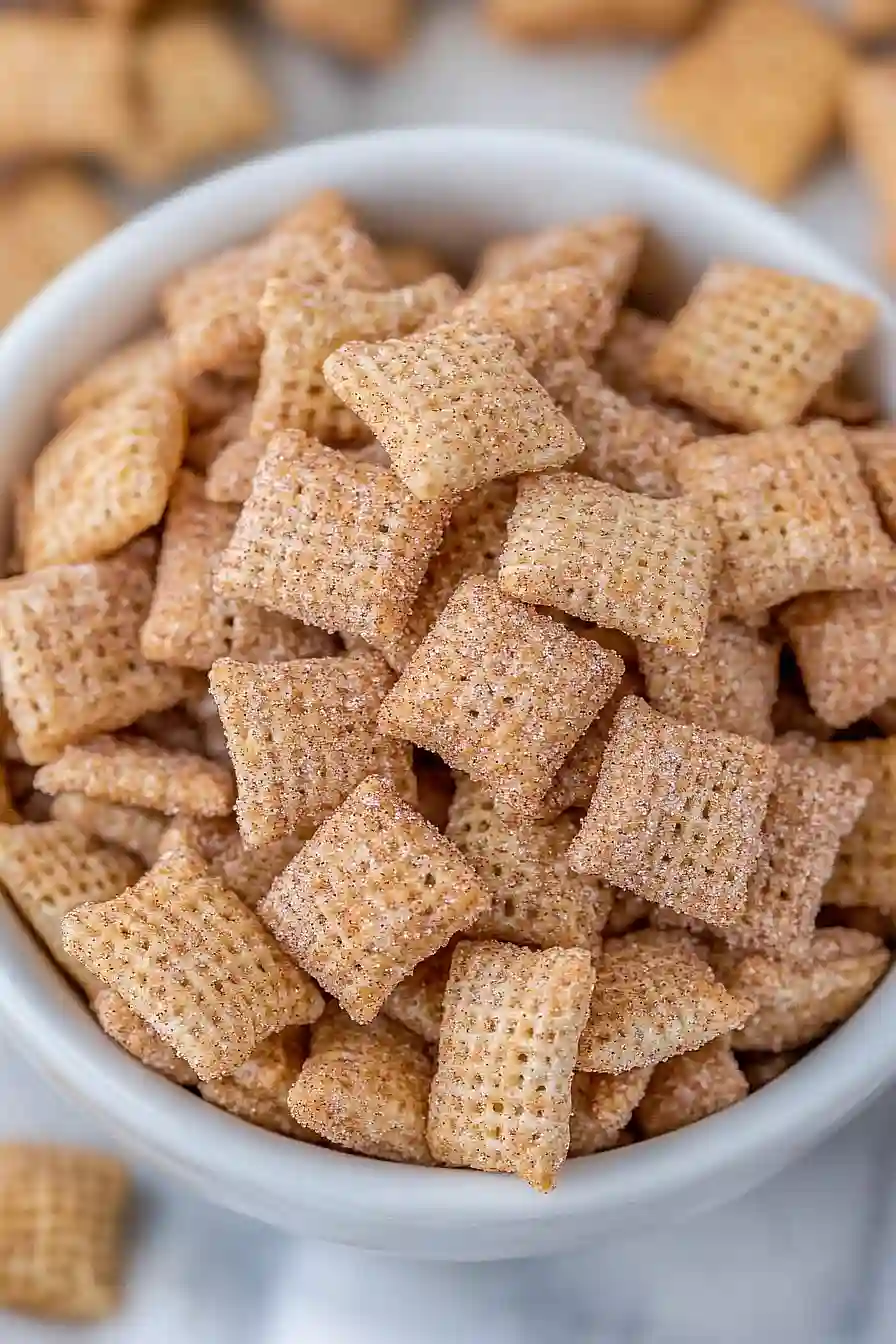 cinnamon sugar chex mix recipe