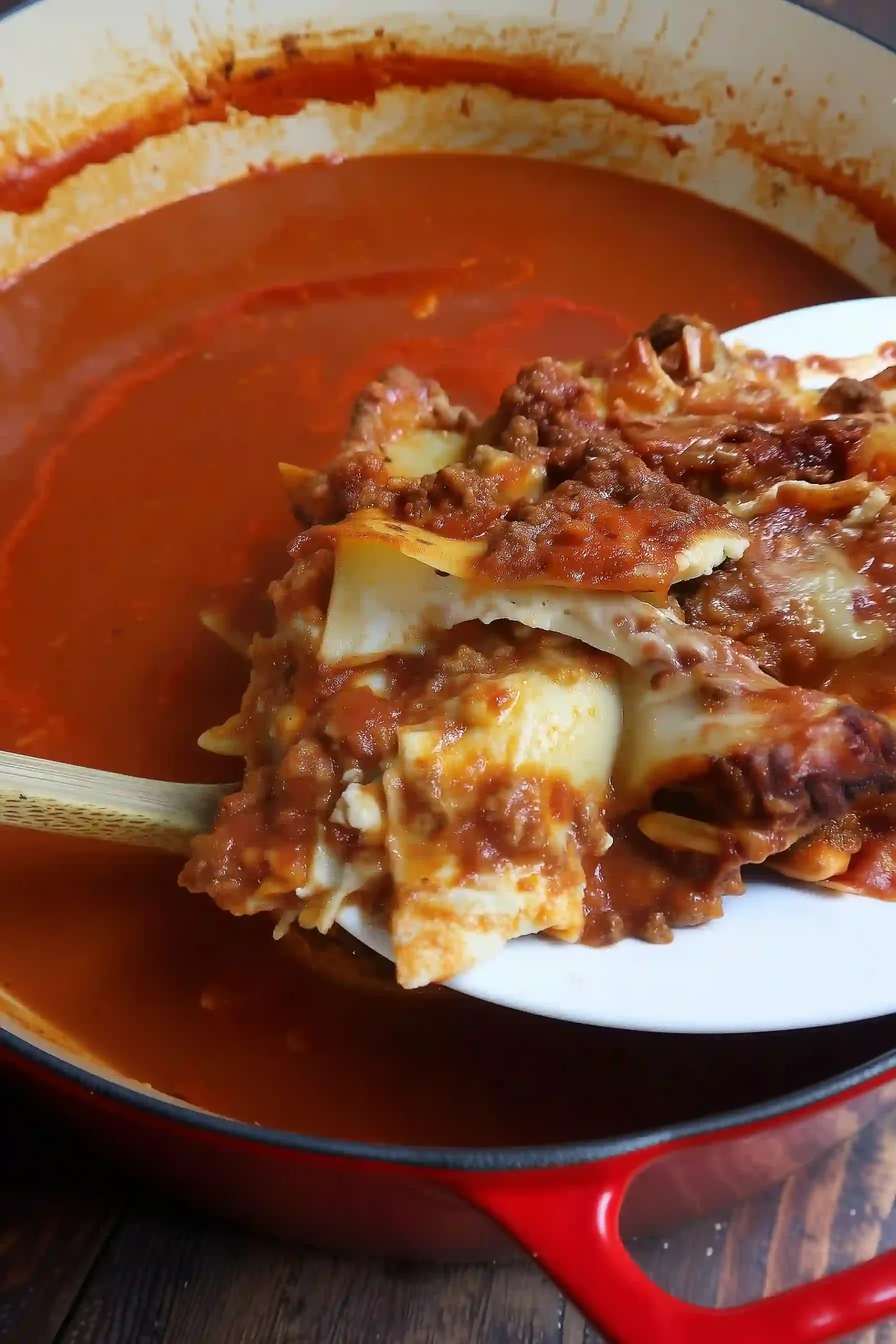 leftover lasagna soup