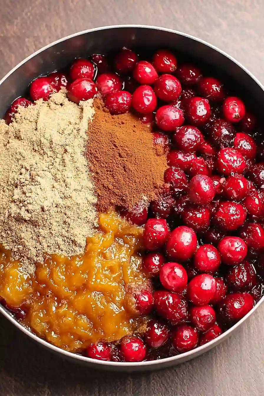 cranberry sauce with orange marmalade