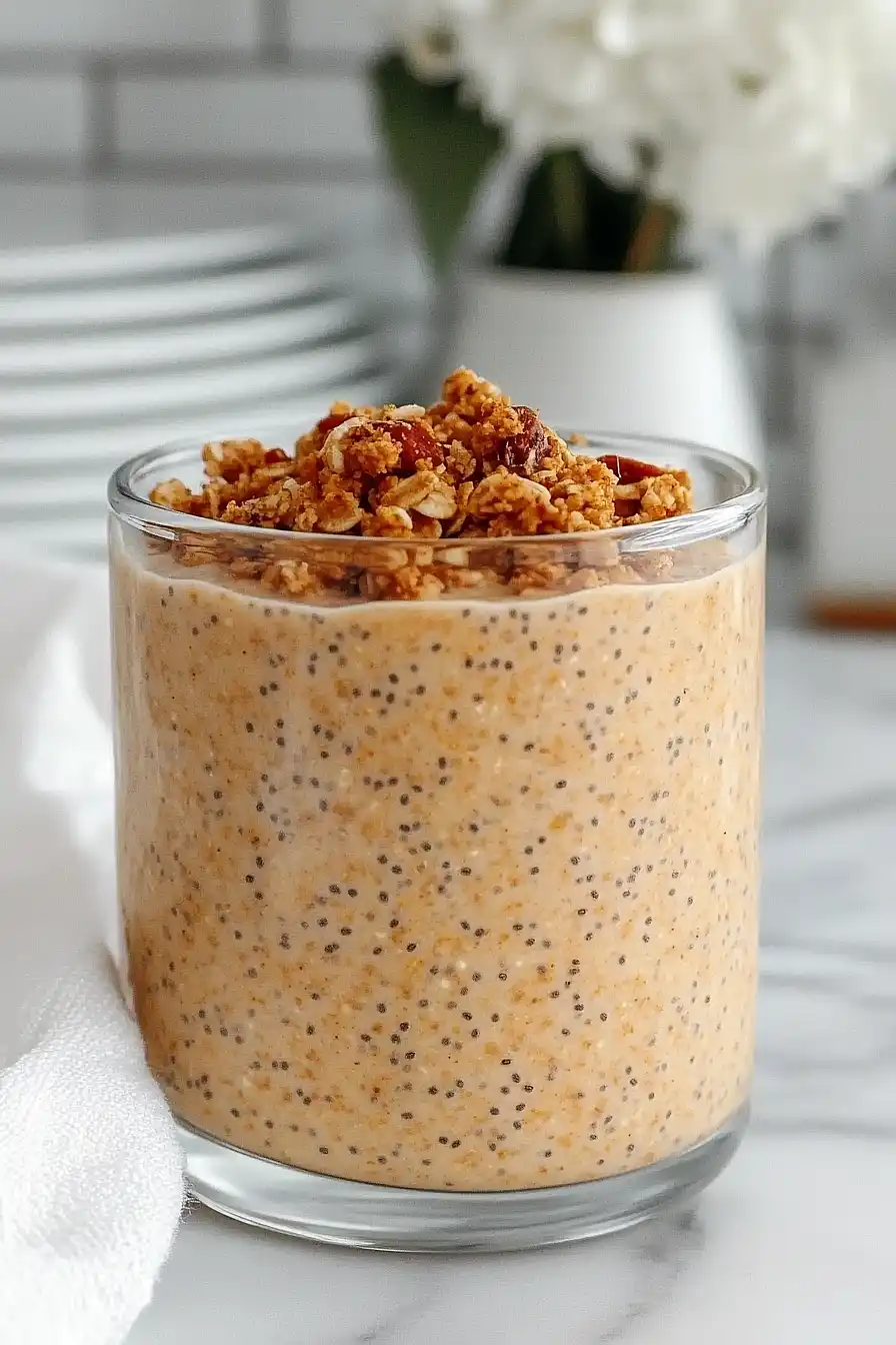 pumpkin protein overnight oats