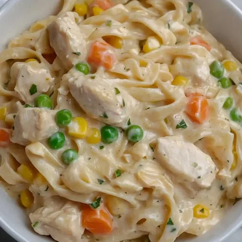 chicken pot pie pasta