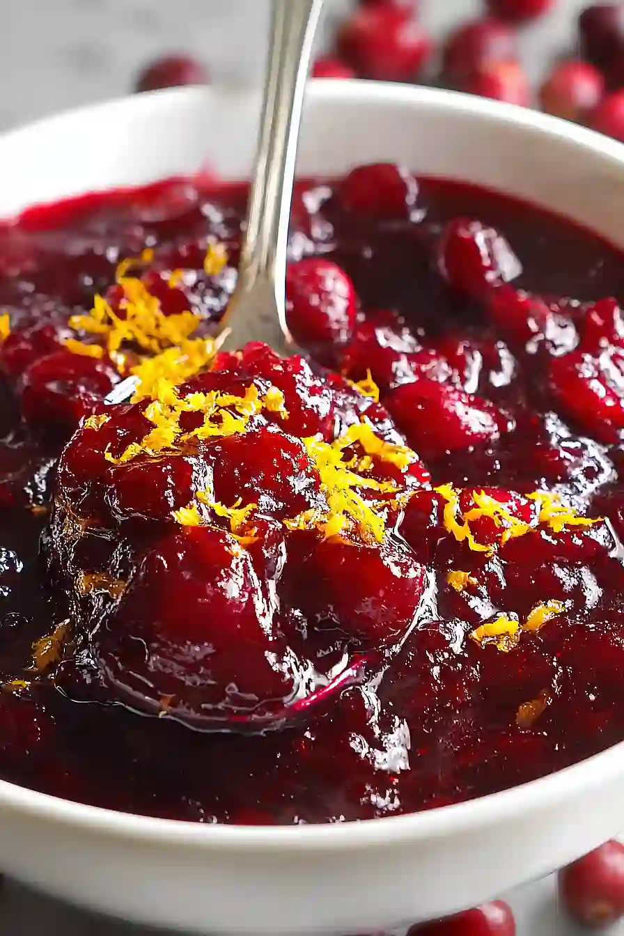 grand marnier cranberry sauce