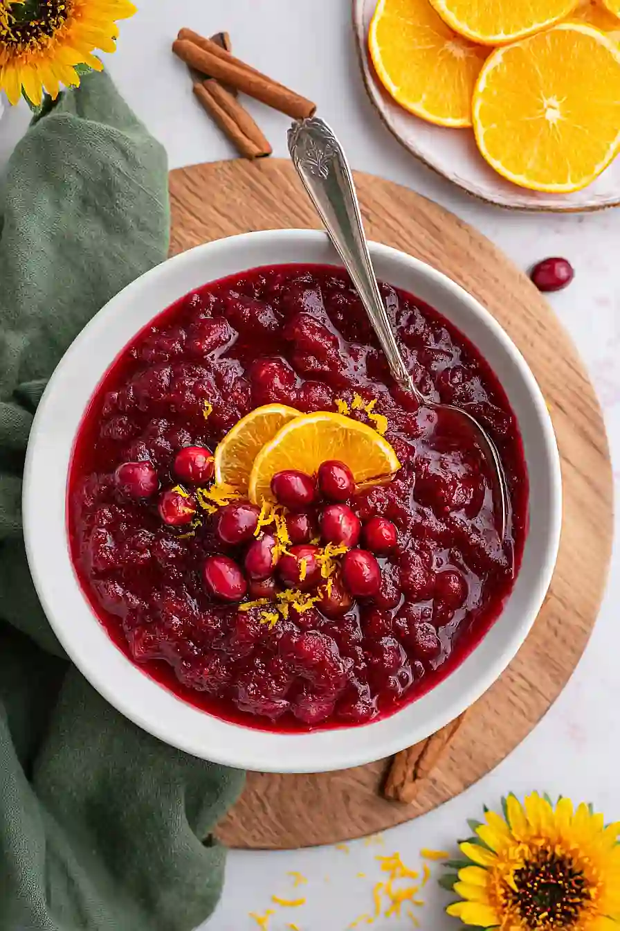 cranberry sauce with frozen cranberries