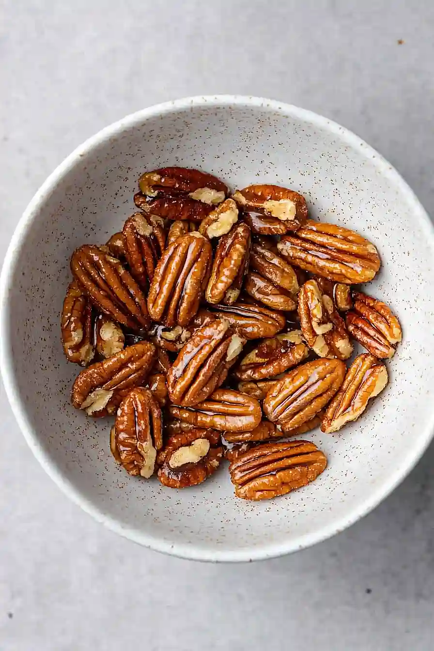 maple glazed pecans