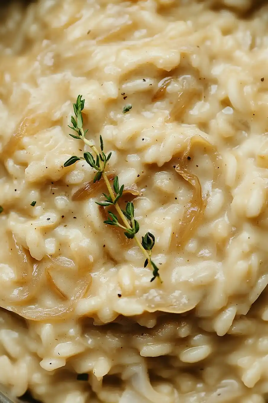 caramelized onion risotto