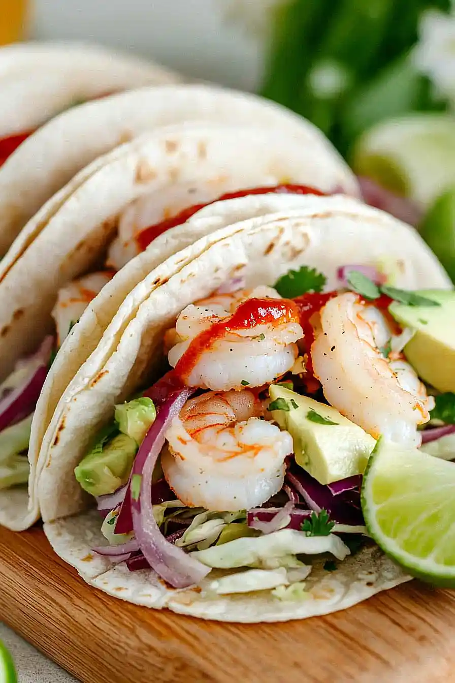 grilled fish and shrimp tacos