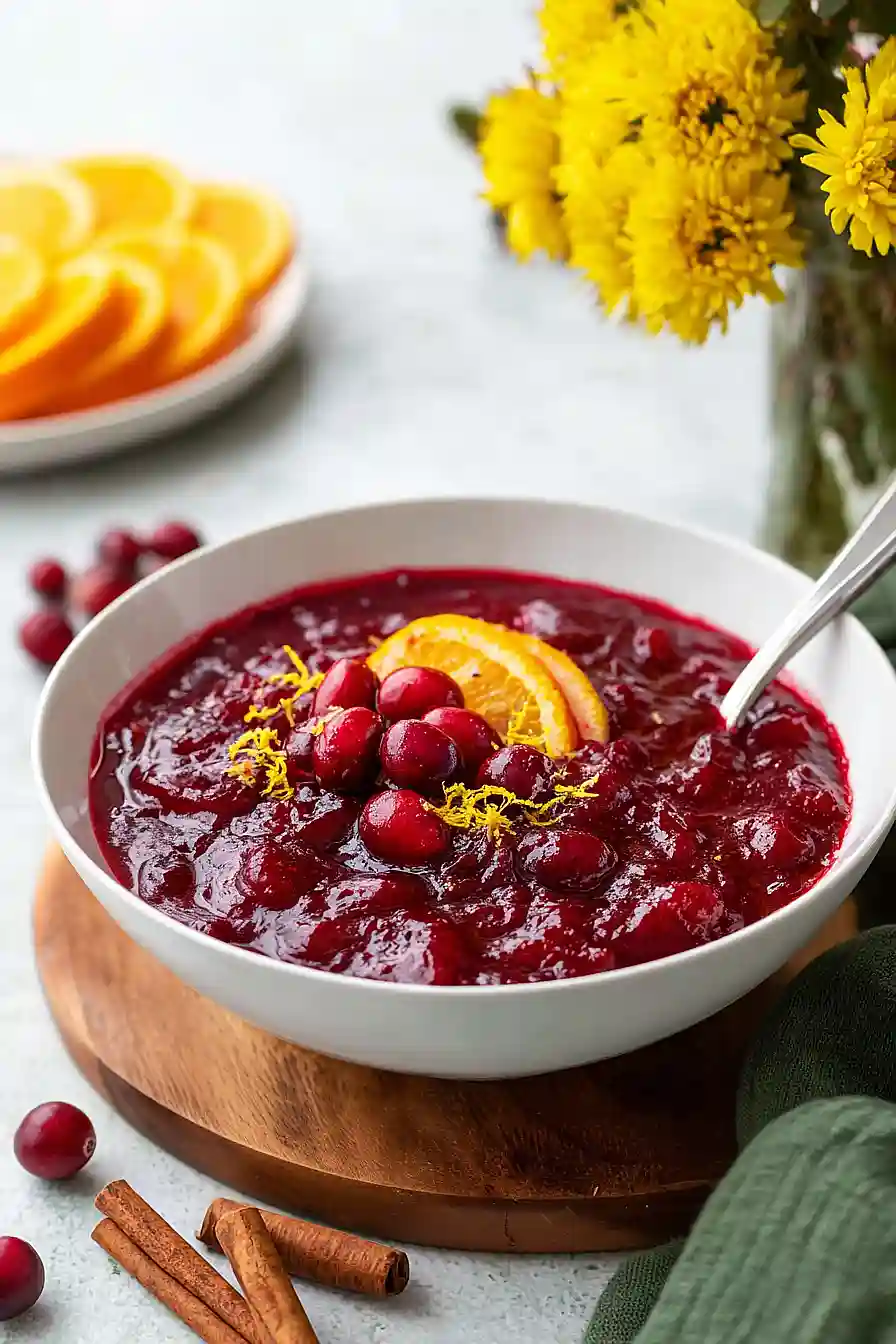 cranberry sauce with frozen cranberries